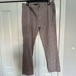 Men's Plaid Pants - khaki plaid